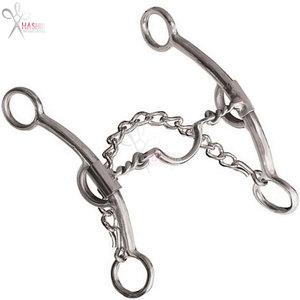 Bocado de Equitación Derby de Acero Inoxidable, 6.75 Pulgadas, Bocado de Entrenamiento de Boca Baja, Tamaños Personalizables, Venta Directa de Fábrica - Product Image 5