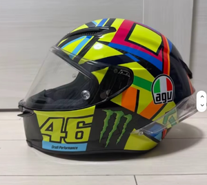 Pour Pista GP RR Rossi Nouveau casque intégral en fibre de carbone certifié Snell - Product Image 2