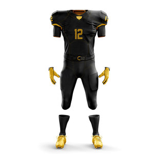 Uniforme personalizado de fútbol americano de manga corta transpirable fabricado en Pakistán - Product Image 3