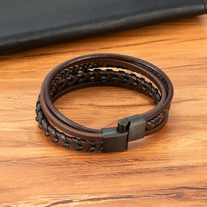 Bracciale MenneM all'Ingrosso, 6mm, Magnetico, 5 Strati, Trendy, Regalo Vintage di Lusso 2025 per Uomo - Product Image 6