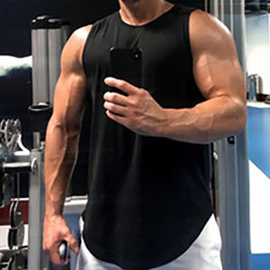 High Quality <b>Mens</b> Gym Vest <b>Top</b> <b>Mens</b> Gym <b>tank</b> <b>Top</b> Custom logo Muscle Fit Ribbed Vests Ribbed Vest <b>Men</b> - Product Image 2