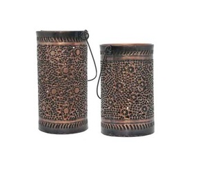 Vantage Premium Lot de 2 lanternes fantaisie de luxe modernes pour la décoration de la maison et du salon pour la décoration de Noël - Product Image 6