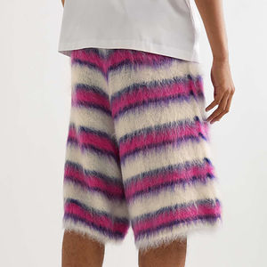 OEM ODM Shorts en mohair personnalisés pour hommes Tissu en laine douce de qualité supérieure Respirant Vêtements décontractés de qualité d'exportation - Product Image 2