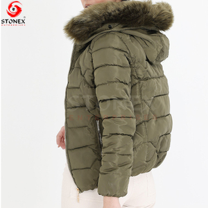 2023 nueva chaqueta de invierno para mujer, Parkas, abrigo con cuello de piel, Parka con capucha, chaquetas para mujer, chaqueta acolchada de algodón gruesa y cálida, prendas de vestir exteriores - Product Image 4
