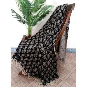 Luxury Cotton Home Decor Living Room Hand Block Print Throw <b>Blanket</b> 100% TNT Fabric Wholesale Beach Towel - Product Image 1