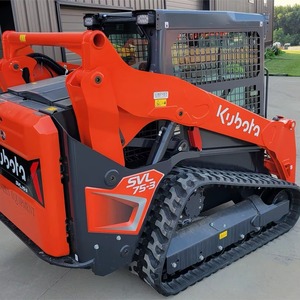 Chargeur compact Kubota SSV75 2023 avec cylindre hydraulique Huade, moteur, pompe, boîte de vitesses, roulement et PLC, roue de décharge - Product Image 5