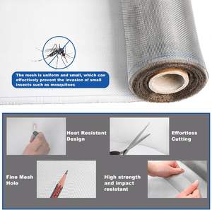 Malla de Alambre Tejida de Acero Inoxidable SS304 para Ventanas, Protección Contra Insectos - Product Image 2