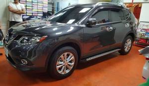 HIC กระบังหน้าประตูแบบฉีด, ที่บังแดดสำหรับ x- trail/nissan rogu/nissan Rogue (T32) OEM Type โครเมี่ยมแบบ PMMA ควัน2014-2021 - Product Image 3