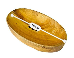 SANIYA HANDICRAFT Distributeur de savon de luxe en bois pour salle de bain avec design écologique et plateau à savon en bois naturel - Product Image 4