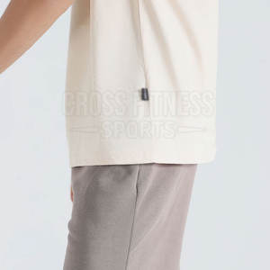 Camiseta de gran tamaño de alta calidad Pakistán hizo camiseta de hombre con material ligero 100% algodón - Product Image 3