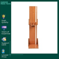 Excelente calidad Durable 130cm Rango de medición Venta al por mayor Manual de madera Tablero de medición de altura para niños del exportador indio