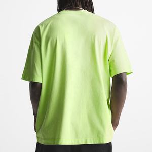 High Quality 3D Puff Print <b>T</b> <b>Shirt</b> High Quality Cotton Printing Drop Shoulder Heavyweight <b>T</b>-<b>Shirt</b> for <b>Men</b> 100% Cotton <b>Green</b> - Product Image 3