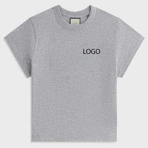 Camisetas de Mujer al por Mayor de Alta Calidad, Material de Algodón Suave, Ligeras y Transpirables, Estilo Casual, Manga Corta, Servicio OEM - Product Image 1