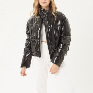 High Quality Cotton Filled Puffer Coats for Women Winter Customizable Breathable Windproof OEM Service - Product Image 2