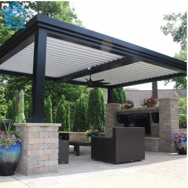 Luxury Aluminium Frame Louver Gazebo - Weijia Pergola