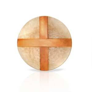 Pomo de Puerta de Resina y Madera con Patrón de Número 7, Color, Forma y Tamaño Personalizados, Hecho en India - Product Image 2