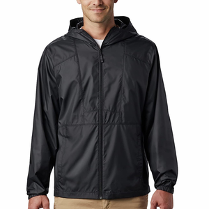 Chaqueta Cortavientos Deportiva Impermeable con Logotipo Personalizado, Chaqueta de Lluvia para Hombre - Product Image 1