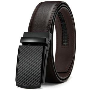 เข็มขัดผู้ชายหนังโลหะหัวเข็มขัดอัตโนมัติสำหรับกางเกงยีนส์เข็มขัดหนังแท้สำหรับผู้ชาย - Product Image 6