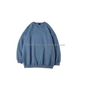 Sudaderas Bordadas de Invierno al por Mayor, Personalizadas para Hombre, de Algodón, Cuello Redondo, Hombros Caídos, Unisex, Talla Grande - Product Image 6