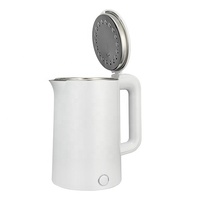 Bouilloire Électrique en Acier Inoxydable 1.6L 1.7L de Haute Qualité pour la Vente en Gros, Chauffage Rapide, Fonction Maintien au Chaud, Idéale pour la Maison et l'Hôtel