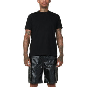 Conjunto de Shorts Deportivos Casuales de Dos Piezas para Hombre, Verano, Secado Rápido, Tejido de Punto de Poliéster/Algodón, Color y Logotipo Personalizables - Product Image 1