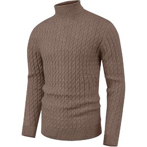 Nouveau 2025 hiver chaud pull hommes pulls décontractés pull, pull en polyester tricoté pour hommes - Product Image 1