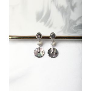Pendientes de Moda con Concha de Abulón - Product Image 1