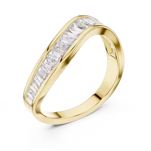 Hip Hop 18k Gold Plated 925 Sterling Silver Iced Out VVS Moissanite diamond <b>Ring</b> for <b>Men</b> Women - Product Image 1
