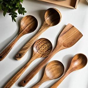 Custom Eco-Friendly Food-Grade Wooden Spoon and Fork Set <b>for</b> Home Cooking <b>Weddings</b> Restaurants - Product Image 1