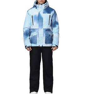 Heavy Duty Men Ski <b>Suit</b> Waterproof <b>Snow</b> Wear Set For Extreme Cold Weather Conditions Men Ski <b>Suit</b> - Product Image 4