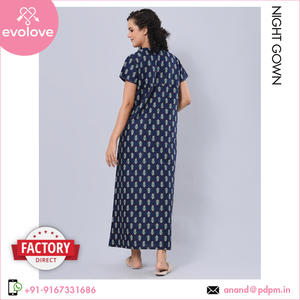 ชุดนอนผ้าฝ้าย100% สำหรับผู้หญิงชุดนอนคุณภาพสูงสำหรับใช้ในบ้าน - Product Image 6