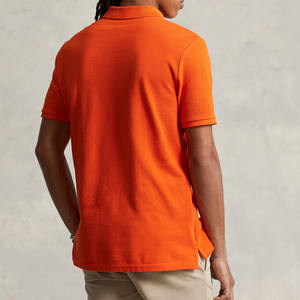 Polyester à séchage rapide simple logo personnalisé imprimé décontracté chemise polo grande taille pour hommes polos personnalisés pour hommes - Product Image 4