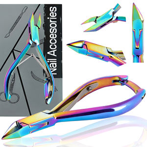 Fournitures de beauté pour ongles Coupe-ongles Professionnel écologique Coupe-ongles en acier inoxydable Pince pour peau morte Multicolore Bas quantité minimale de commande - Product Image 1