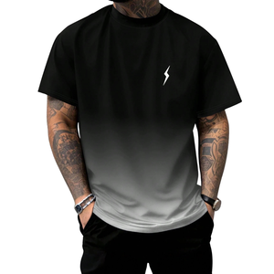 Camiseta Deportiva de Manga Corta para Hombre, Cuello Redondo, 220g, Ligera, Transpirable, de Secado Rápido, para Entrenamiento Deportivo, Running, Gimnasio, Fitness - Product Image 1