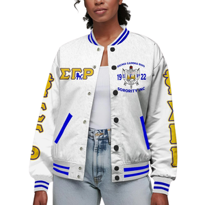 Sigma แจ็กเก็ต Gamma Rho 1922จำกัด, เสื้อโค้ทมรดกทางวัฒนธรรมแบบชาวกรีกของพุดเดิ้ล Sigma แกมม่า Rho - Product Image 1