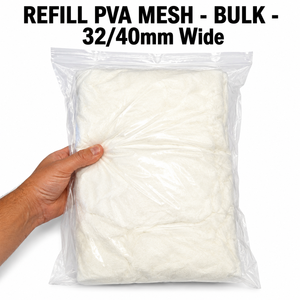Maille PVA en vrac 32/40 mm de large, écologique, soluble dans l'eau, pour la pêche à la carpe en eau douce, accessoires de présentation d'appâts - Product Image 2