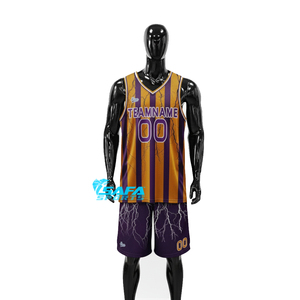 Camiseta de Baloncesto de la Academia de Baloncesto de EE. UU., Diseño de Logotipo Personalizado, Transpirable, Reversible, para Hombre y Niños - Product Image 6