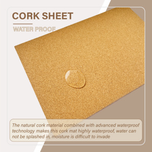 Rouleau <span class=keywords><strong>de</strong></span> <span class=keywords><strong>feuille</strong></span> <span class=keywords><strong>de</strong></span> liège naturel épais <span class=keywords><strong>3mm</strong></span> DIY haute densité adhésif dos - Product Image 5