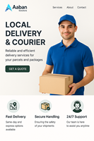Mensajería o Entrega personalizada Desarrollos de sitios web Expertos en Web indios calificados Construyendo una presencia en línea simple y efectiva