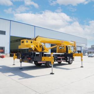 Peralatan konstruksi 10 Ton teleskopik hidrolik, truk derek bagian atas derek - Product Image 4