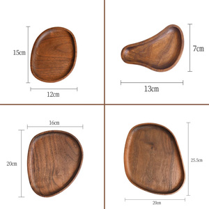 WOODEN TRAY DECOR for <b>Coffee</b> <b>Table</b> Original Oval Board Set <b>Small</b> Eco Friendly Classic Wood Trays Natural Summer Decorative Gift - Product Image 2