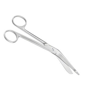 Tijeras de vendaje Lister de alto grado, hoja afilada estándar en ángulo, 130mm, 5 18 pulgadas, tijeras quirúrgicas médicas - Product Image 3