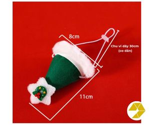 Adorable ensemble de Noël pour animaux de compagnie tricoté chapeau de Père Noël renne écharpe col bavoir cache-cou confortable cadeau d'hiver pour chats chiens - Product Image 6