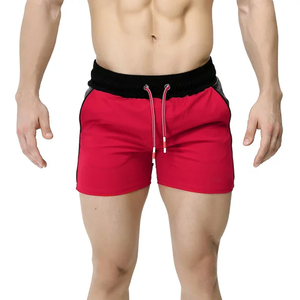 Hoochi <span class=keywords><strong>doddy</strong></span> người đàn ông của phòng tập thể dục quần short giản dị 100% cotton polyester bãi biển Quần Short tùy chỉnh sọc mô hình chống nhăn bán buôn - Product Image 1