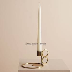 <b>Set</b> of 3 Decorative Candle Holder <b>Tea</b> Light Holder Multi Color Jars and Pots Candle Wax Storage Pots Supplies Stainless Steel - Product Image 3