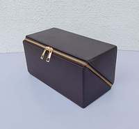ADORA Trousse de Nettoyage et d'Entretien pour Chaussures en Cuir PU de Luxe, Fermeture Éclair, Haute Qualité, Durable, Personnalisable, Étui Cosmétique, 30 Ans