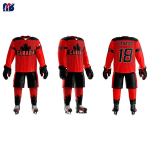 Maillot de hockey sur glace de qualité supérieure pour hommes logo personnalisé taille enfant taille adulte uniformes de hockey sur glace - Product Image 6
