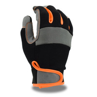 Nuevos guantes mecánicos resistentes a impactos personalizados Guantes de motosierra de seguridad de cuero Guantes de construcción de trabajo de seguridad