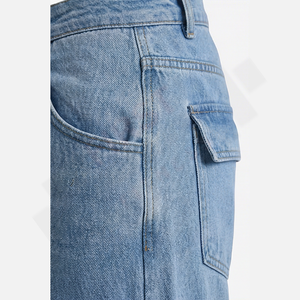 Pantalones Vaqueros de Retazos Vintage para Hombre, Primavera-Otoño 2025, Pantalones Rectos de Color Puro, Tendencia Urbana, Estilo Regular - Product Image 5