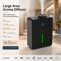 Diffuseur d'arômes sans eau de grande capacité (500 ml) pour système CVC d'hôtel, machine à parfum commerciale